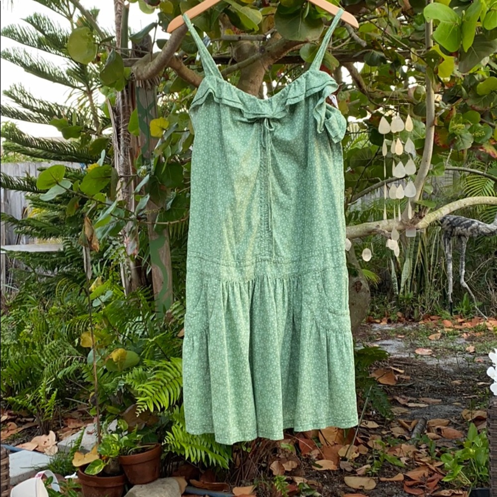Marc by Marc Jacobs 100% cotton green dress